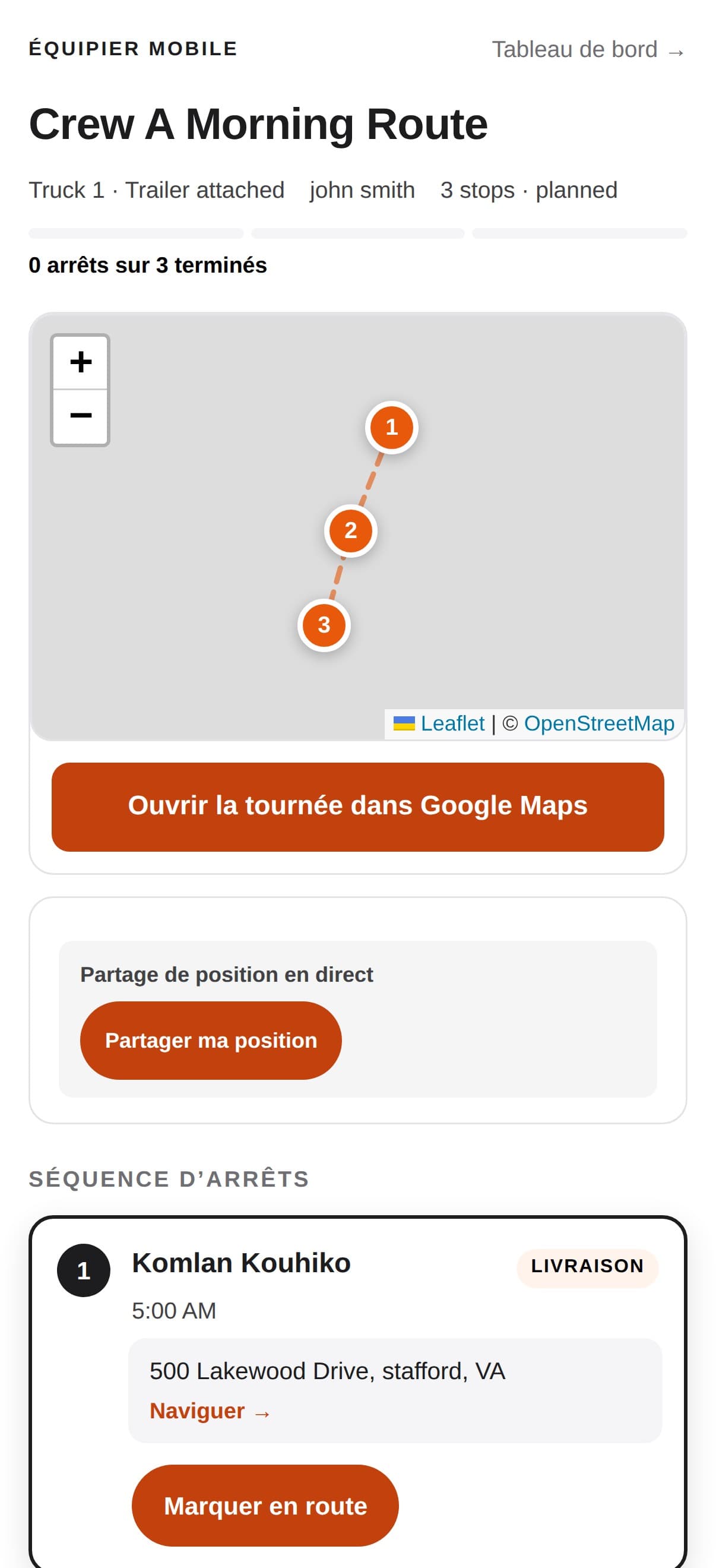 Les chauffeurs savent exactement où aller